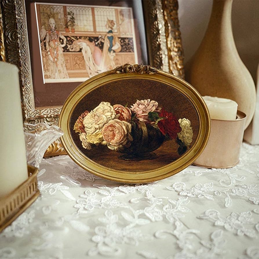 Amazon.com - CISOO Vintage 5x7 Oval Picture frame Horizontal & 5x7
