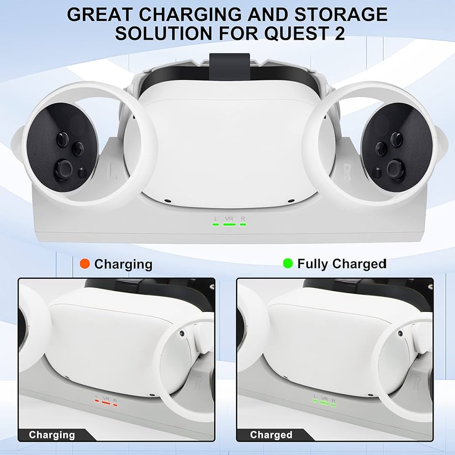 Amazon.com: VR Charger Dock for Quest 2 Accessories, Station Stand