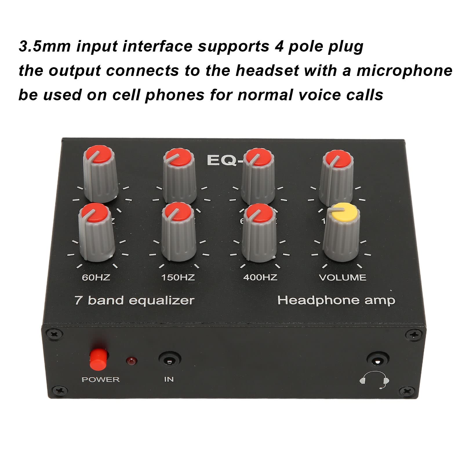 Amazon.com: EQ-7 7 Band EQ Equalizer, 12dB High Bass Adjustment