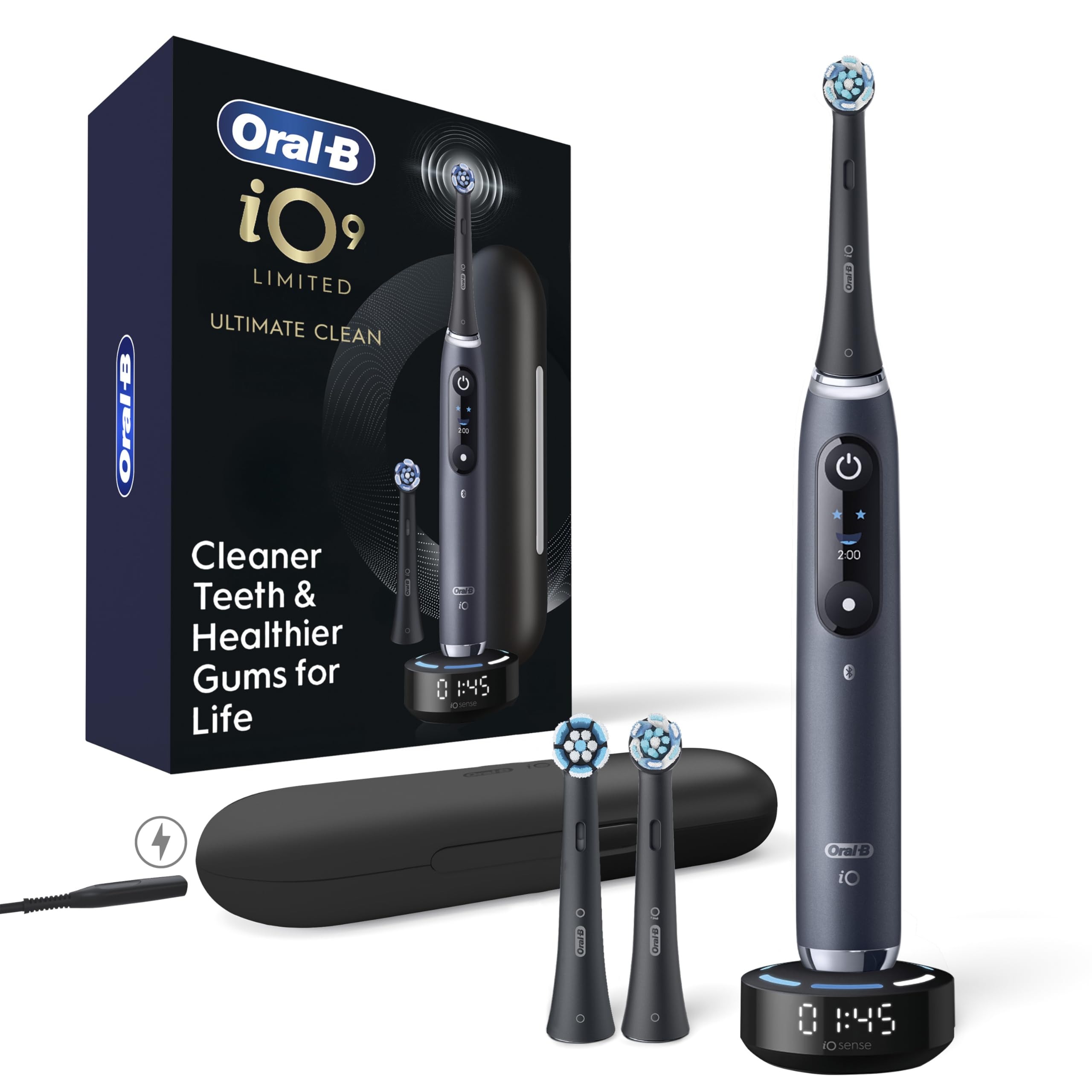 Amazon.com: Oral-B iO Series 9 Limited Rechargeable Black Electric