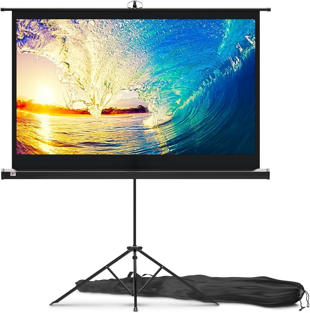 Amazon | PropVue プロジェクター スクリーン スタンド付き 60 インチ