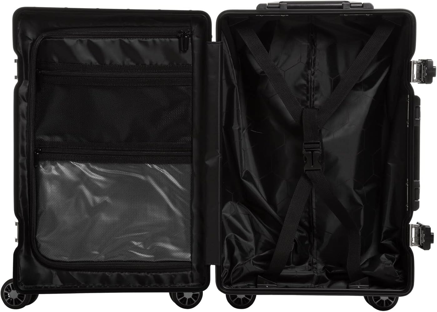 Amazon | [ボーラー] Romeo Embossed Hexagon Suitcase キャリーケース