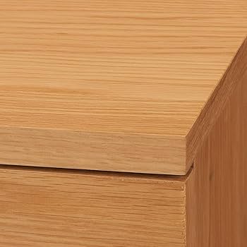 Amazon｜無印良品 木製AVラック・幅150cm・オーク材 幅150×奥行44×高さ