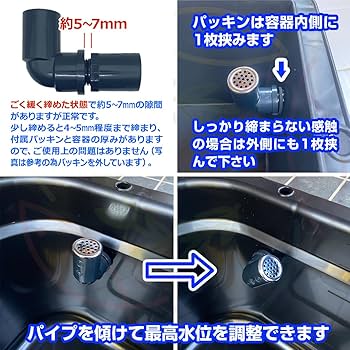 Amazon.co.jp: 五色アクア メダカ飼育容器 56リットル 白