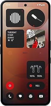Amazon | Nothing Phone (3a) 8+128G Black スマートフォン本体【日本
