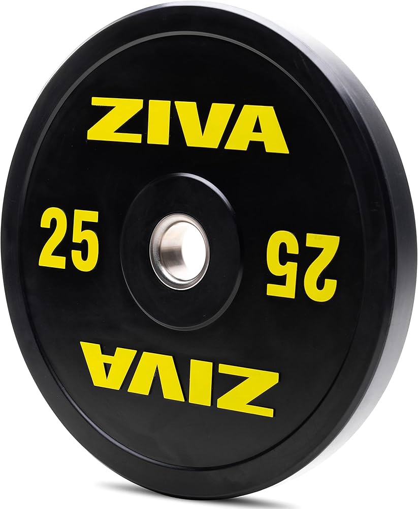 Amazon.co.jp: ZIVA パフォーマンスラバーバンパーウェイトプレート