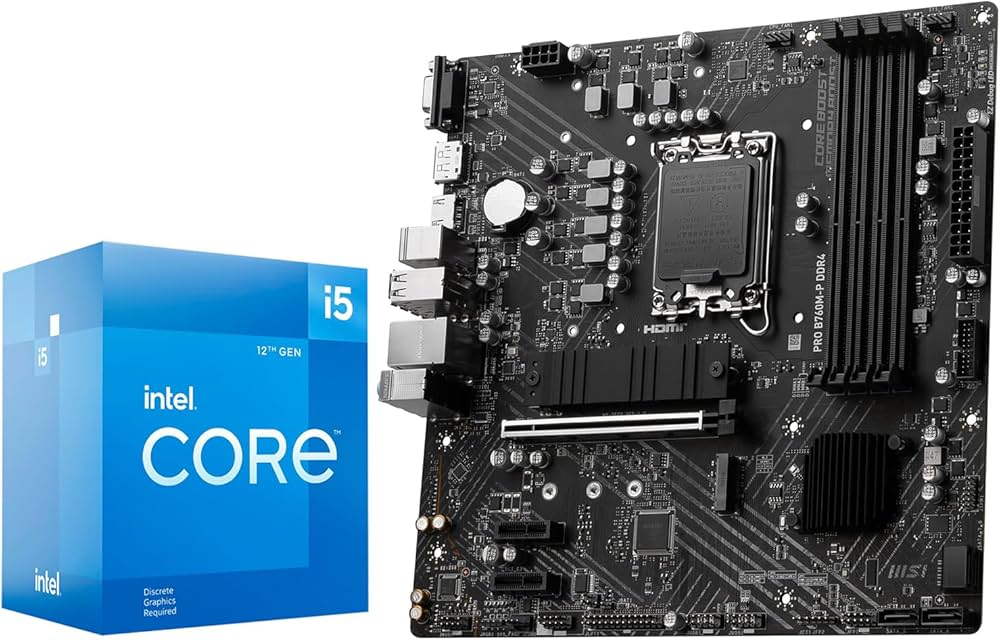 Amazon | マイクロセンターCPUマザーボード Intel Core i5-12400F 第12