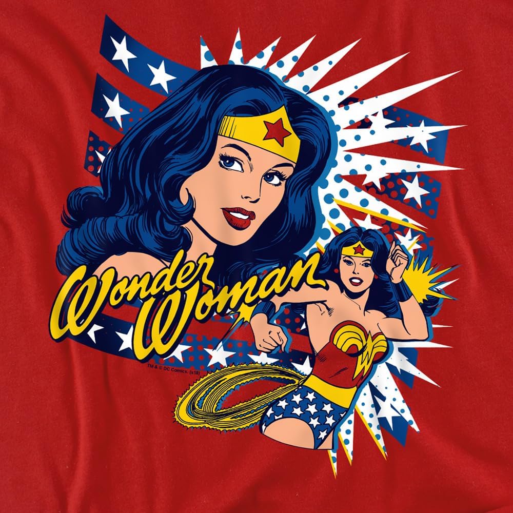Amazon.com: Pop Art - Wonder Woman - DC Comics Adult T-Shirt, XX