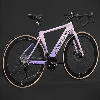 Amazon | エアロロードバイク 27 段変速 アルミロードバイク 初心者