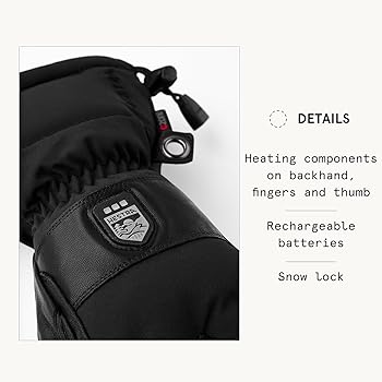 Amazon.com : Hestra Power Heater Gauntlet Electric Ski Glove
