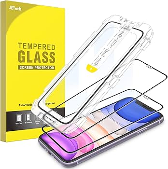 Amazon.com: JETech One Touch Install Screen Protector for iPhone