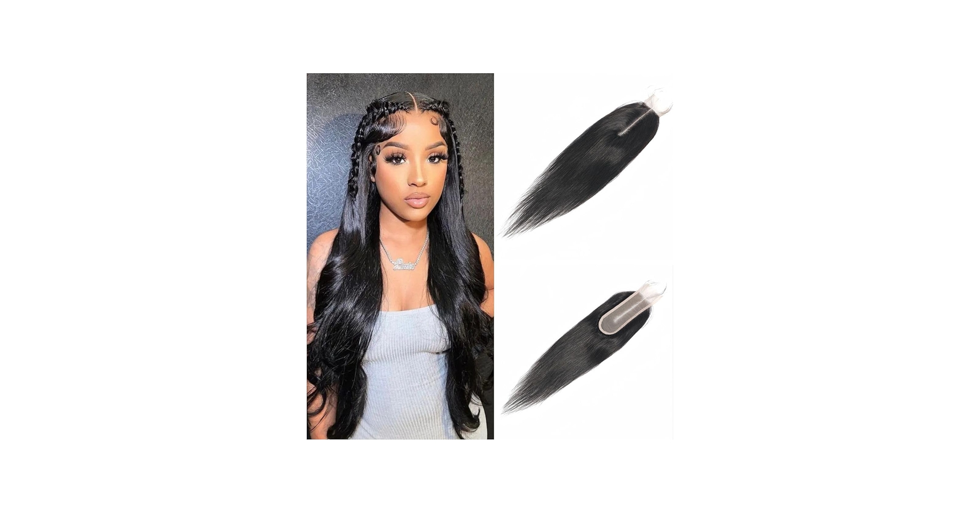 Amazon.com : Braizilian 2x6 HD Lace Closure Straight Human Hair