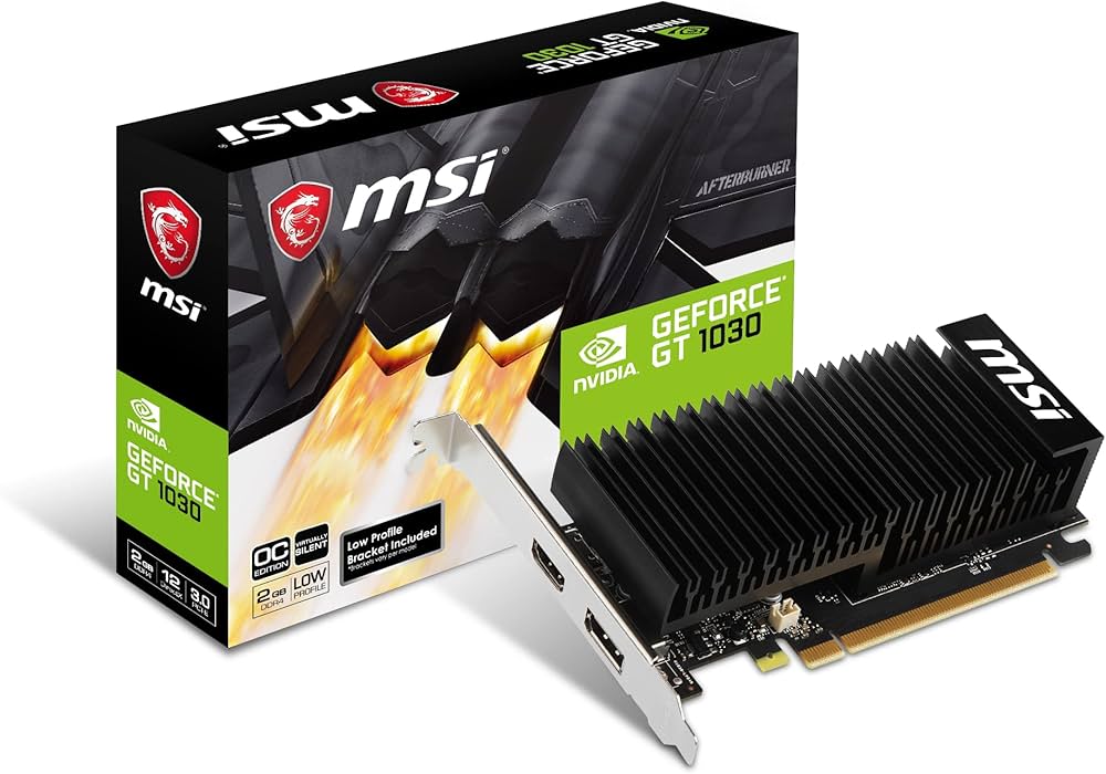Amazon | NVIDIA GEFORCE GT 1030 2GHD 4 LP OC MSIグラフィックカード