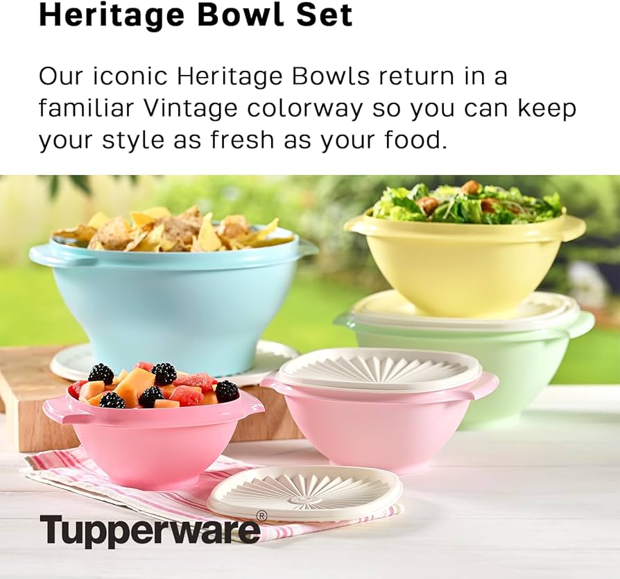 Amazon.com: Tupperware Heritage Collection, 10 Piece Food Storage