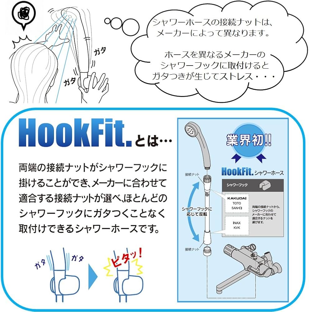 Amazon | カクダイ 水栓金具 サーモスタットシャワー混合栓 デッキ