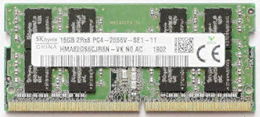 SK HYNIX 16GB 2RX8 DDR4 SO-DIMM PC4-21300 2666MHZ Memory Module