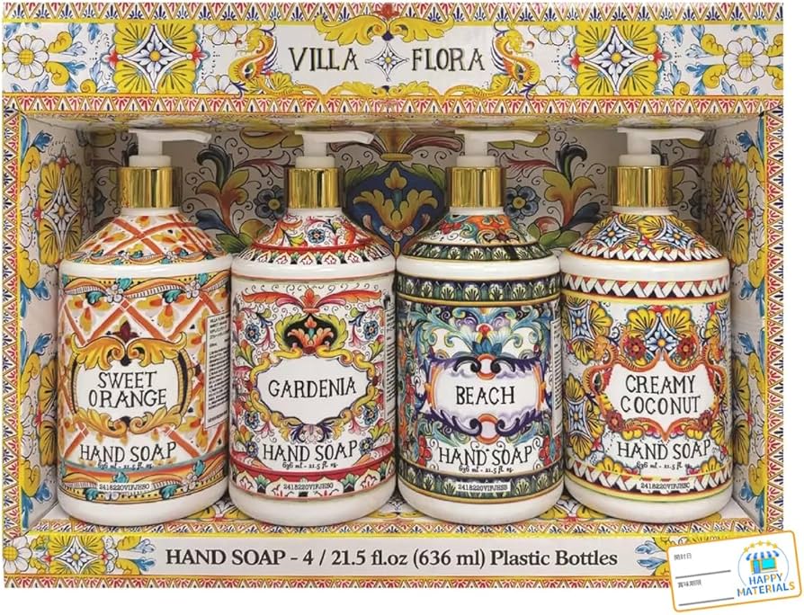 Amazon.co.jp: ヴィラフローラ ハンドソープ4種（クリーミーココナッツ
