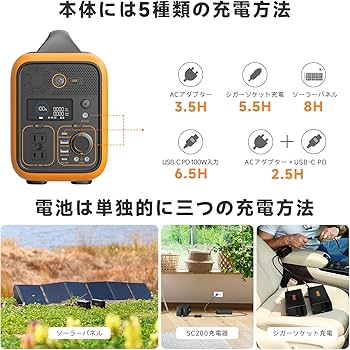 Amazon.co.jp: RUNHOOD ポータブル電源 大容量1296Whバッテリー交換式