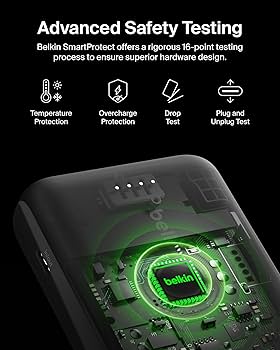 Amazon.com: Belkin Portable Charger, USB C Power Bank 10000 mAh w