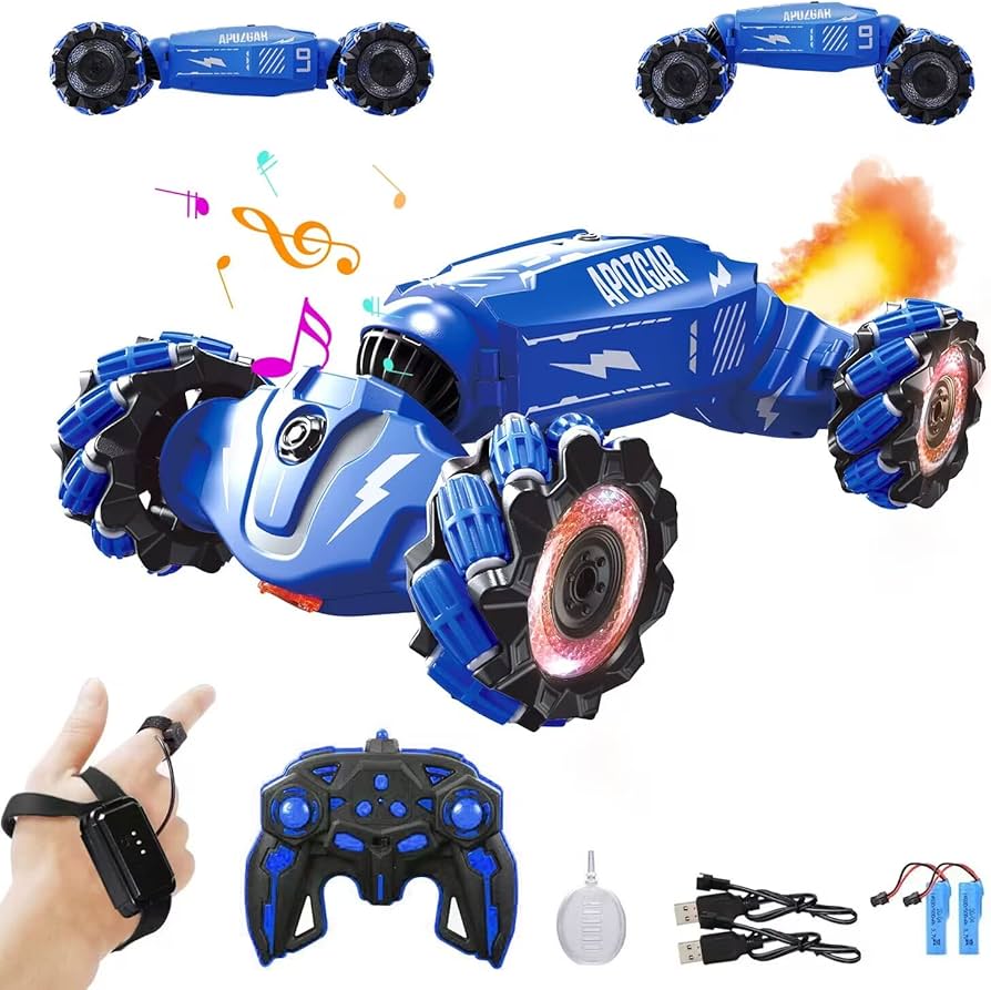 Amazon.com: LOOZIX Upgraded Hand Gesture Sensing RC Stunt Car with
