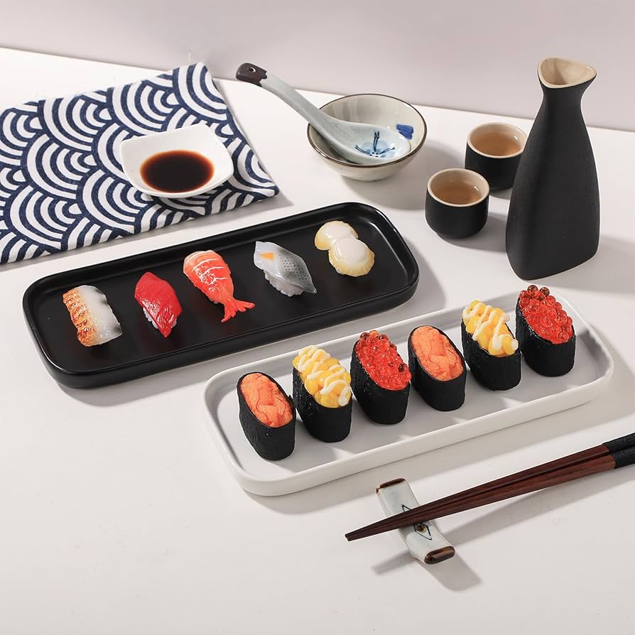 Amazon.com: VanEnjoy Ceramic Tray for Kitchen Counter, White