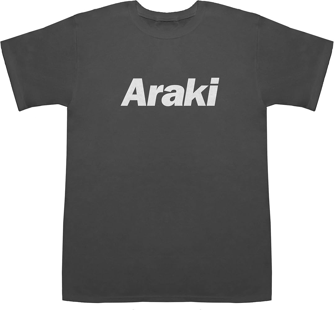 Amazon | 荒木 アラキ Araki T-shirts スモーク XS【一郎】【郁也
