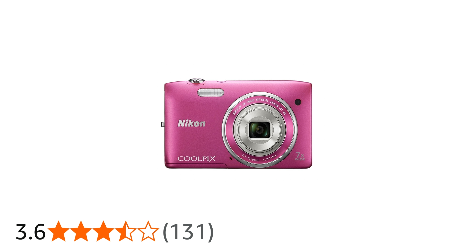 Amazon | Nikon デジタルカメラ COOLPIX S3500 光学7倍ズーム 有効画素