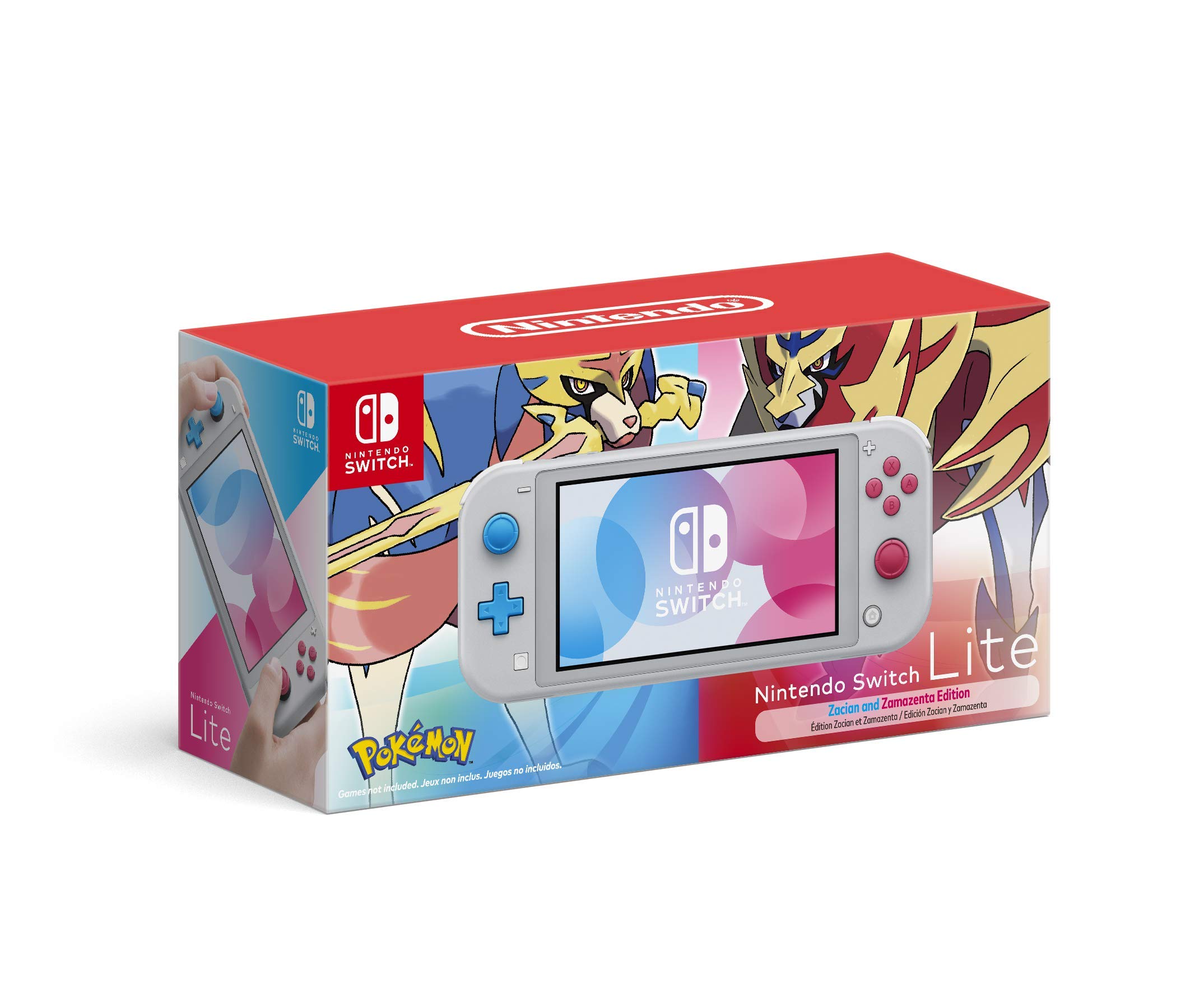 Amazon.com: Nintendo Switch Lite - Pokemon Sword and Shield