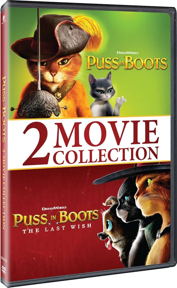 Amazon.com: Puss in Boots 2-Movie Collection [DVD] : Antonio