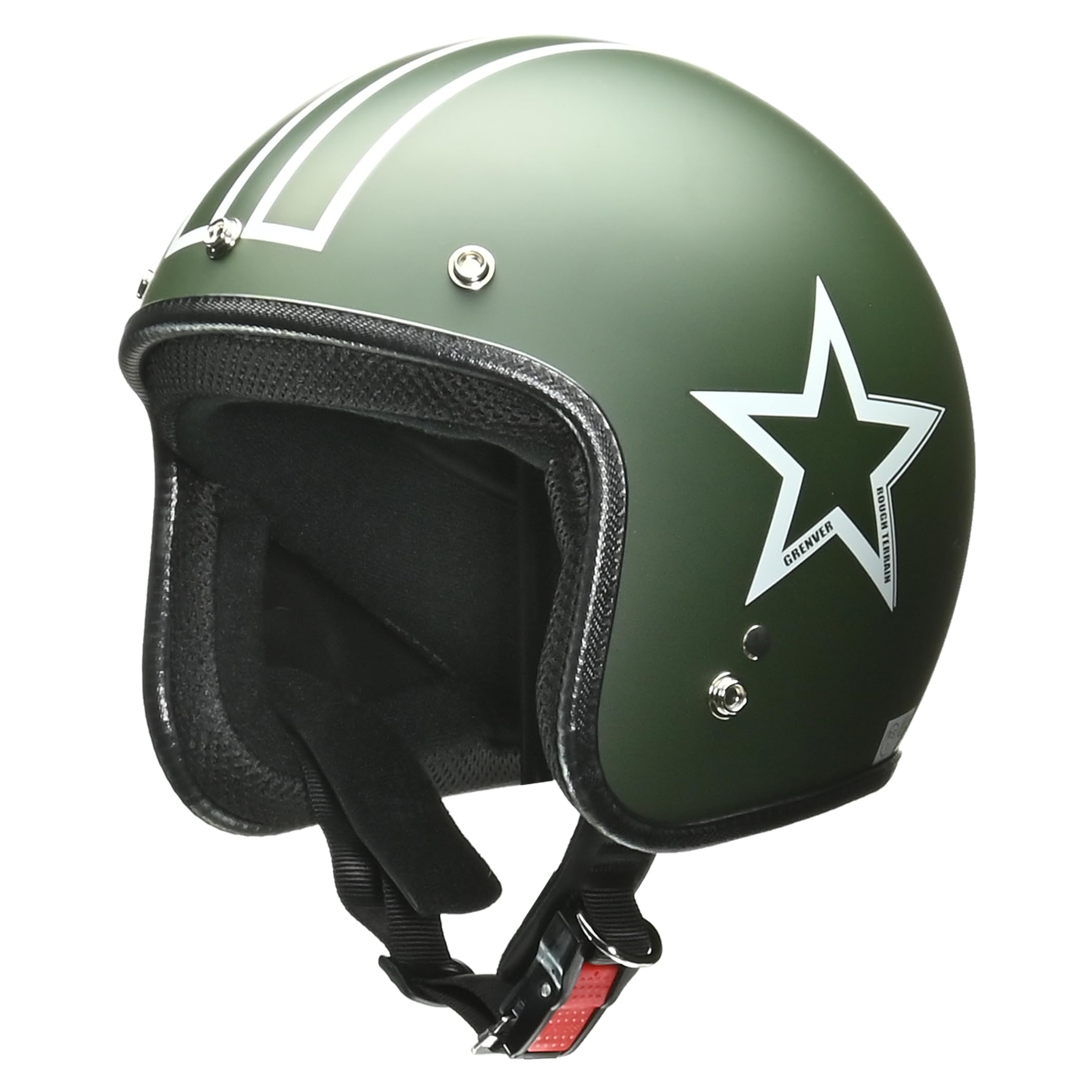 Amazon | リード工業(LEAD) バイクヘルメット ジェット GRENVER マット