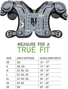 Amazon.co.jp: XTECH X2 フットボールショルダーパッド - RB、TE