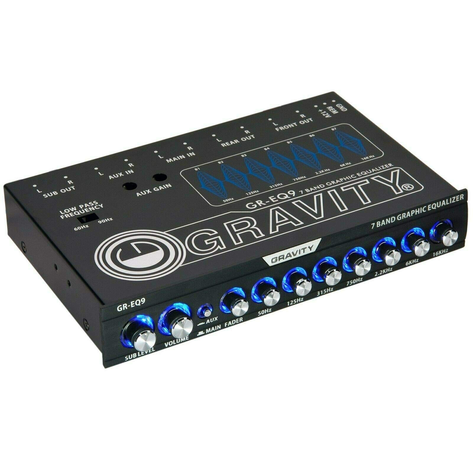 Amazon.com: Gravity 7 Band Graphic Equalizer GR-EQ9 : Electronics
