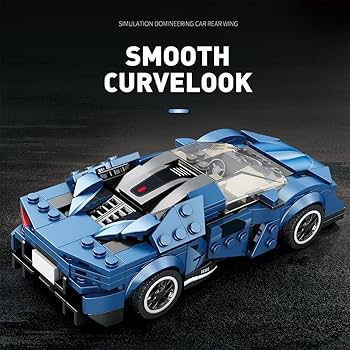 Reobrix 805 Koenigsegg AGERA Blue Building Blocks Set, 1:24 Scale