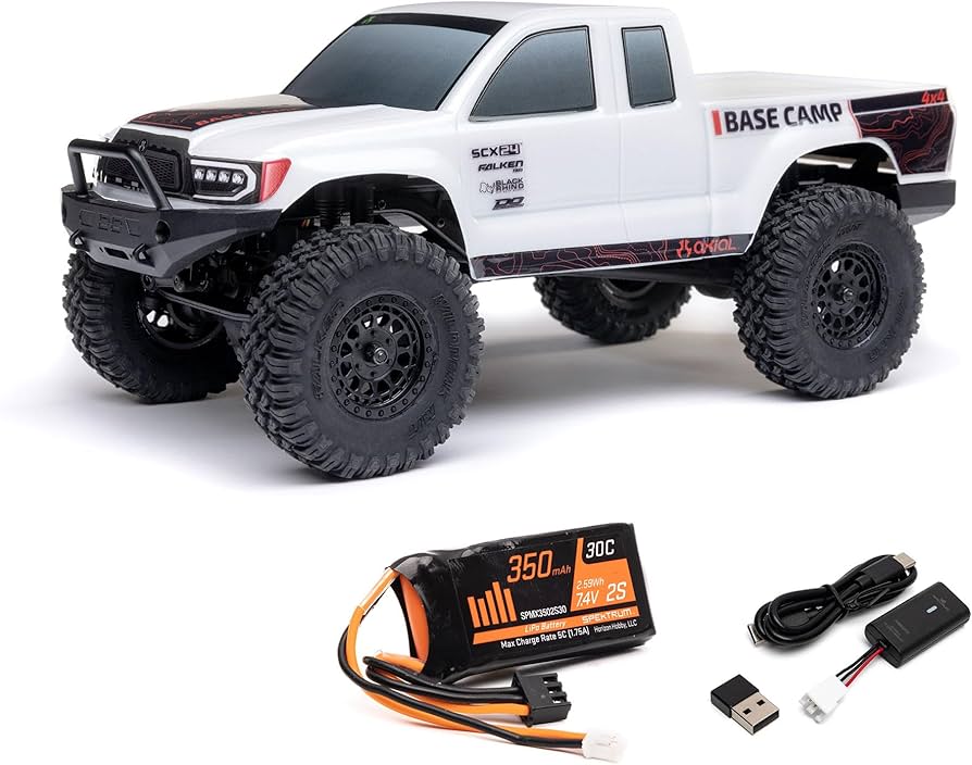 Amazon.co.jp: Axial RC Truck 1/24 SCX24 ベースキャンプ 4x4 ロック