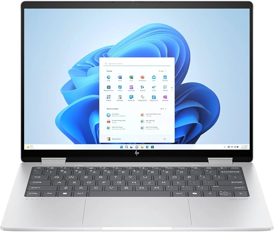 Amazon.com: HP Envy x360 2-in-1 14 Laptop 2024 14” WUXGA 1920 x
