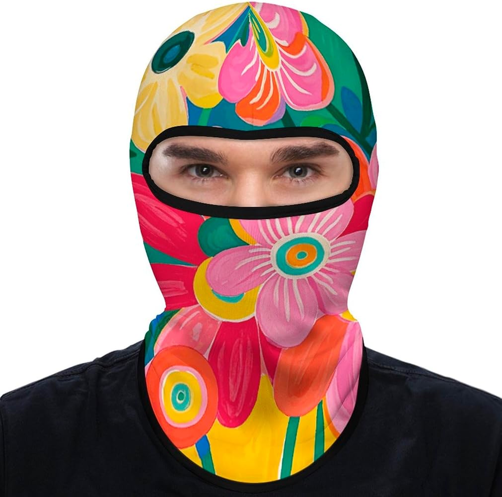 Balaclava Mask for Men Ski Mask for Women Hand-Painted Beautiful