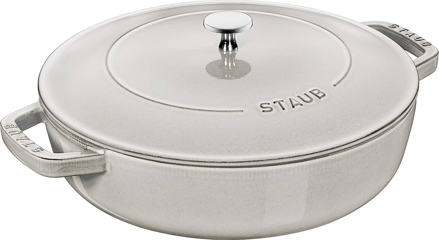 桶桶様、staub 両手鍋 9インチ フランス製新品、箱、取説有り ストウブ