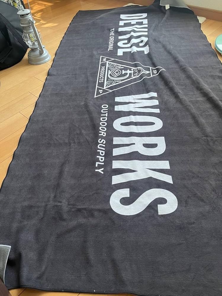 未使用品 DEVISE WORKS NEW紋章 コット用ビッグタオル NEW紋章 コット