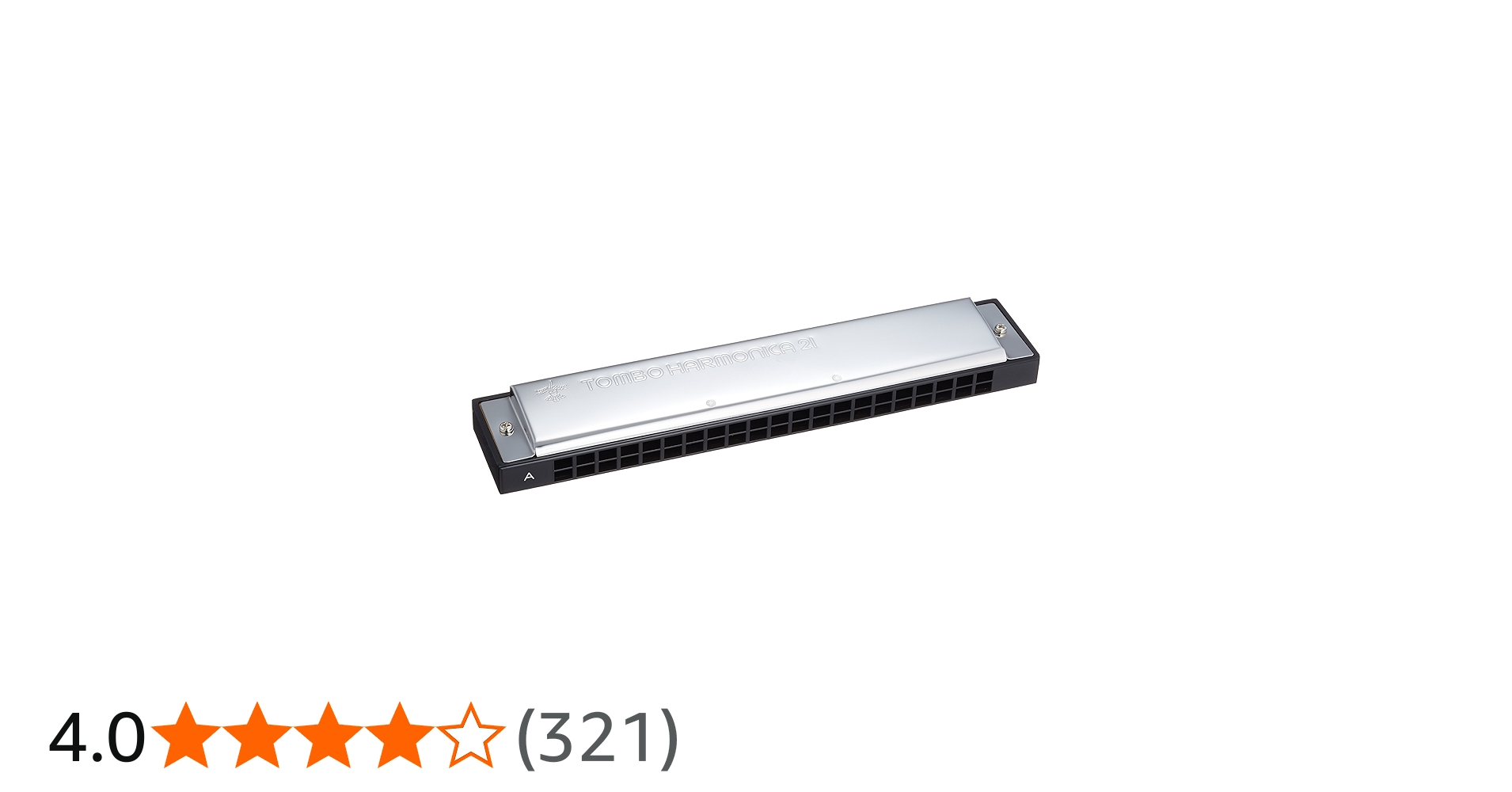 Amazon.co.jp: TOMBO 複音ハーモニカ A調 トンボバンド 21穴 3121