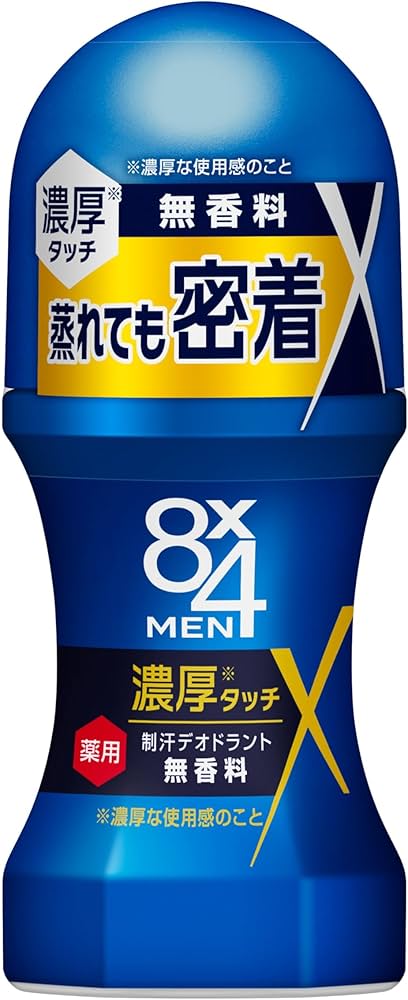 Amazon.co.jp: エイトフォー 8x4メン 濃厚 ロールオン 無香料 60ml