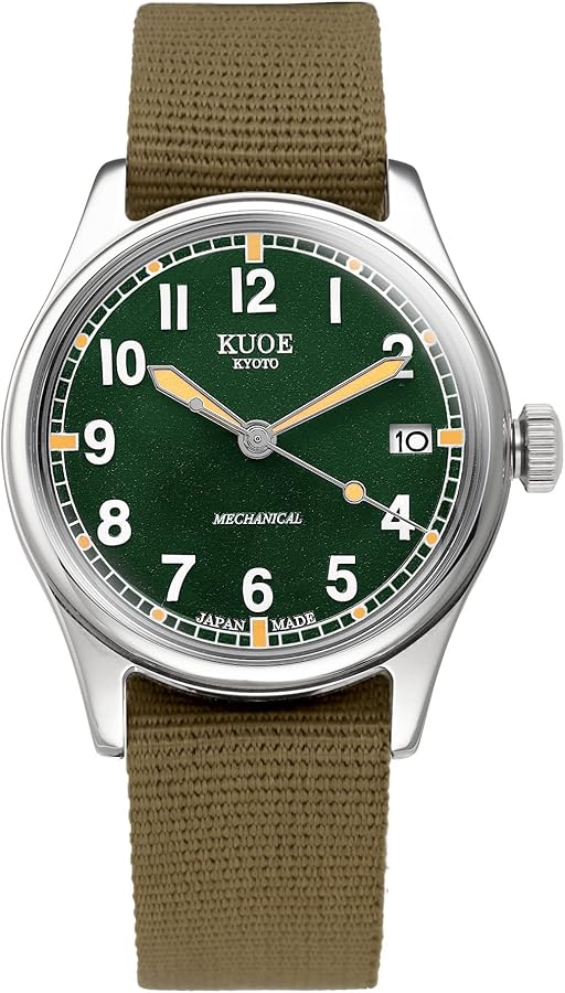 Amazon | [クオ]KUOE 日本製 腕時計 OLD SMITH 90-002 10ATM 自動巻き