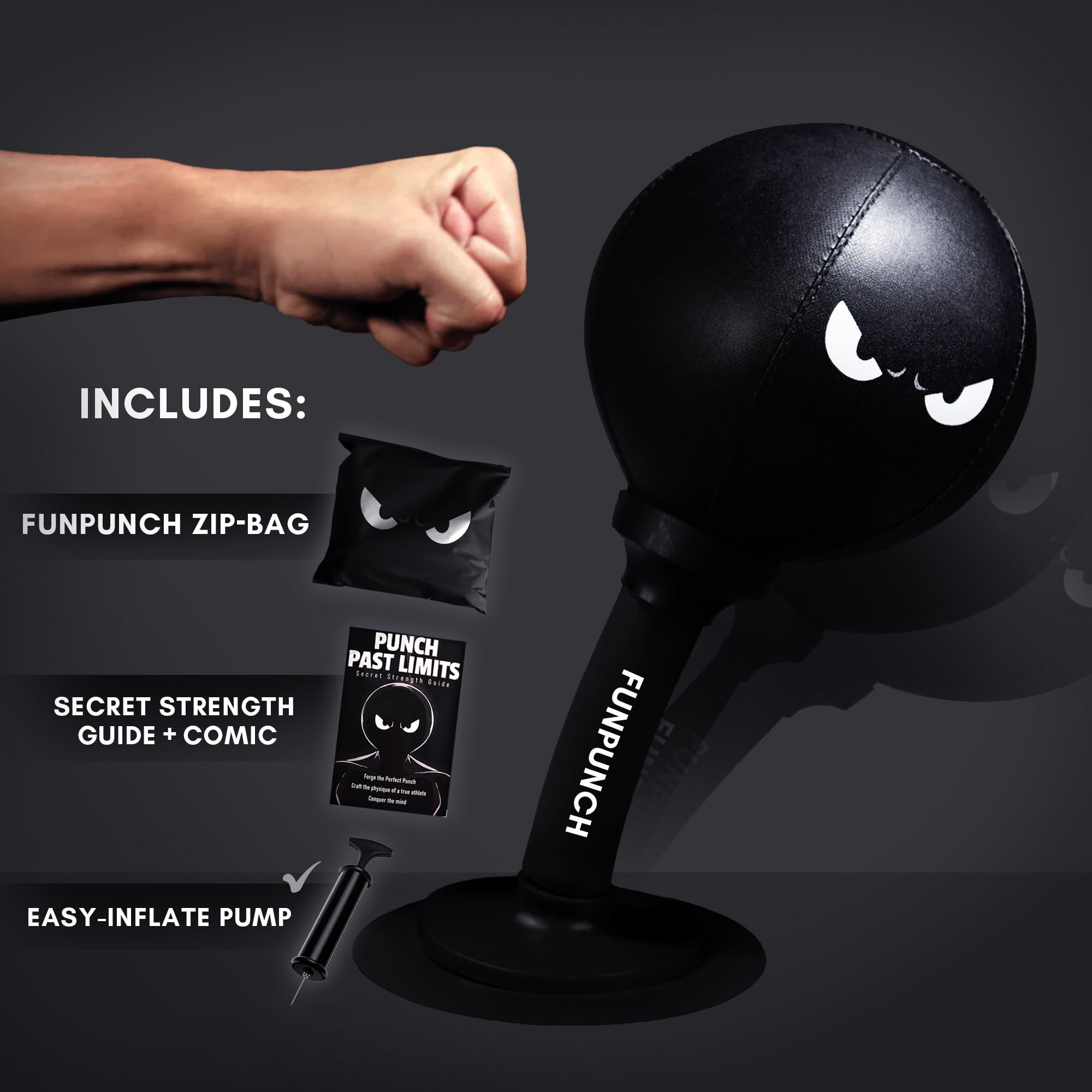 Amazon.co.jp: FUNPUNCH レイジバッグ デスクトップパンチングバッグ