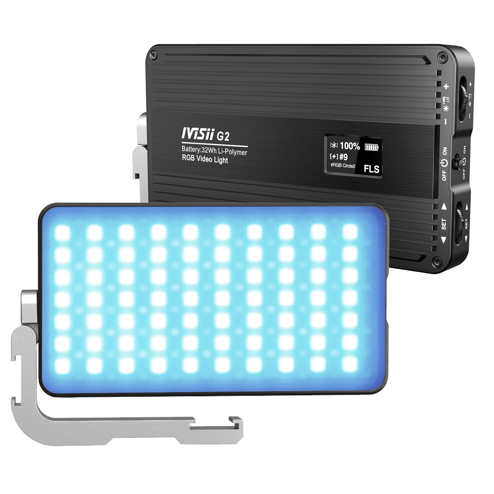 Amazon.com : IVISII G2 RGB Portable On Camera Light, Built-in