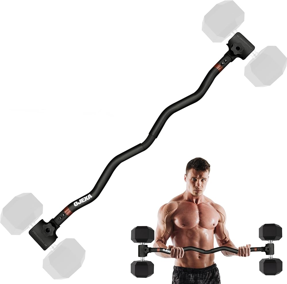 Amazon | OJEXA ダンベルコンバーターからEZカールバーベルセット