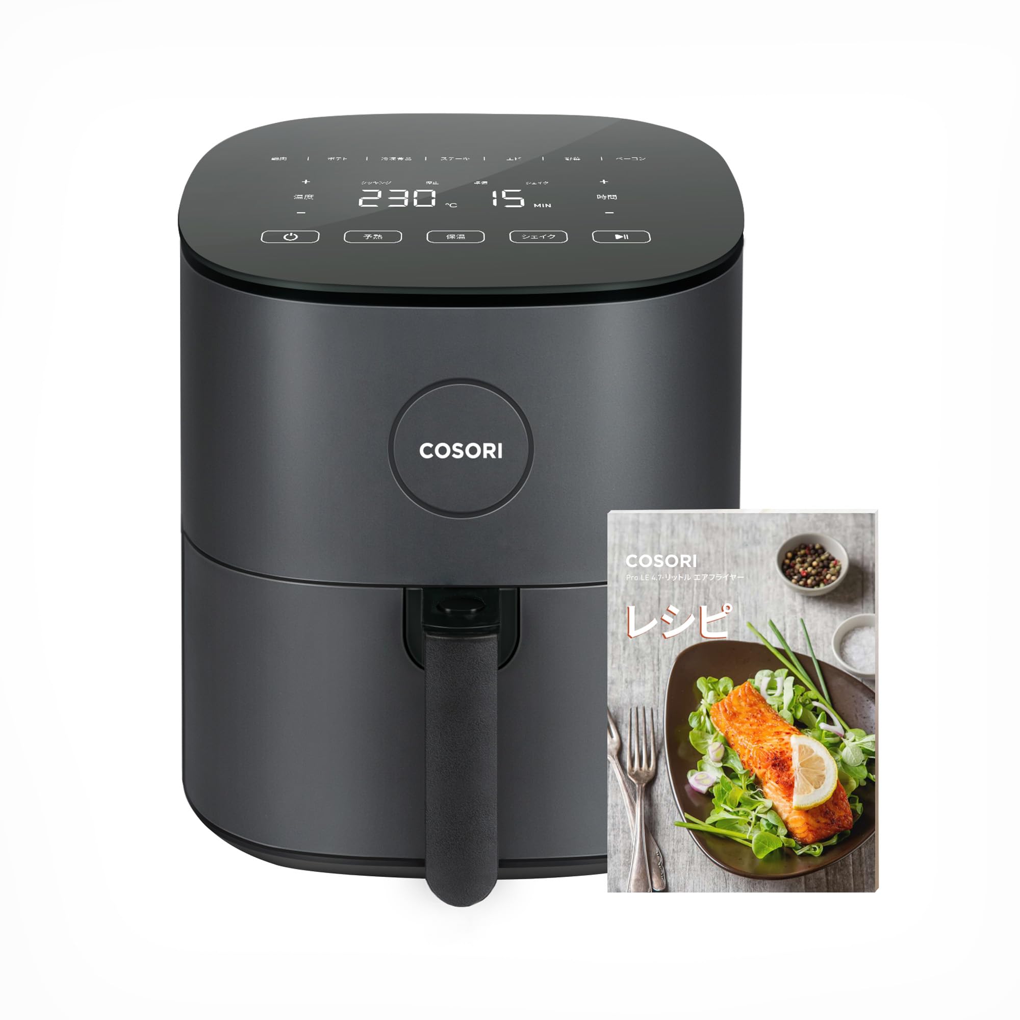 Amazon.co.jp: COSORI コソリ ノンフライヤー 4.7L 大容量 家庭用 電気