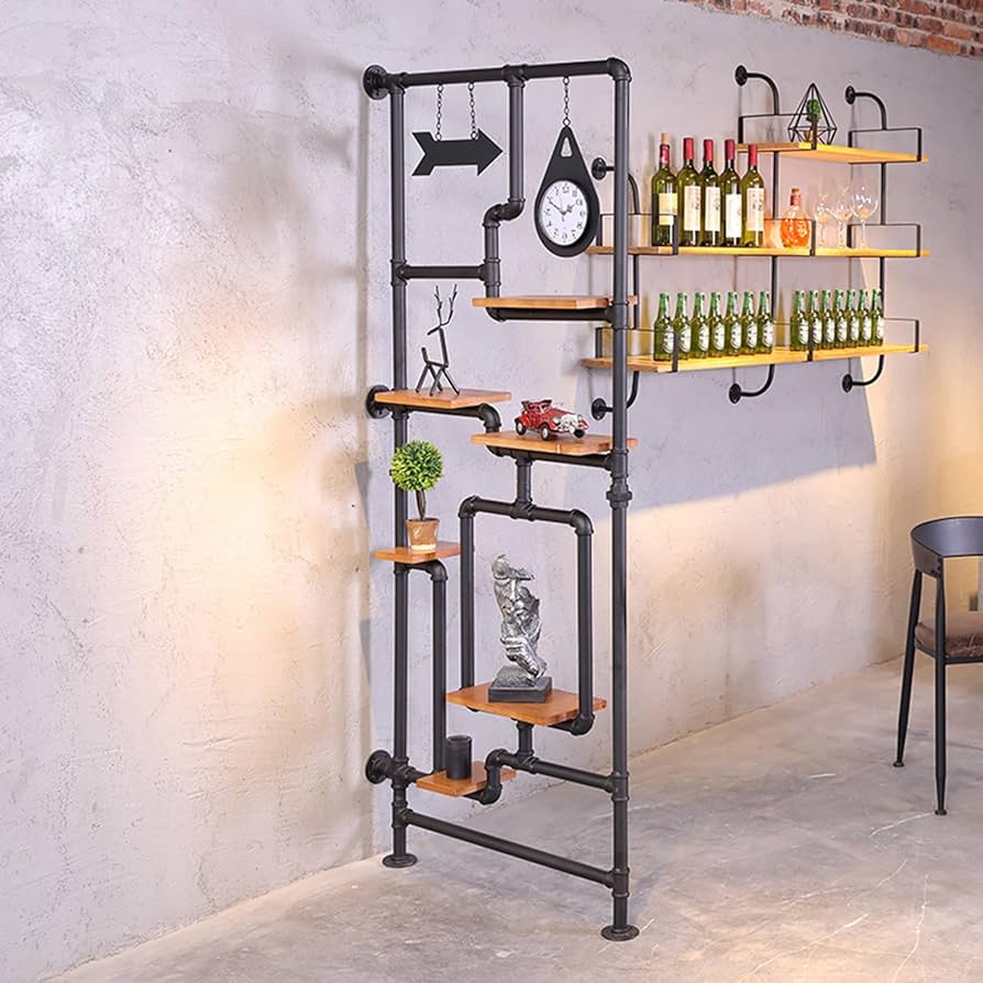Amazon.com: LXLZYXSF Entryway Retro Room Divider Screen with Wood