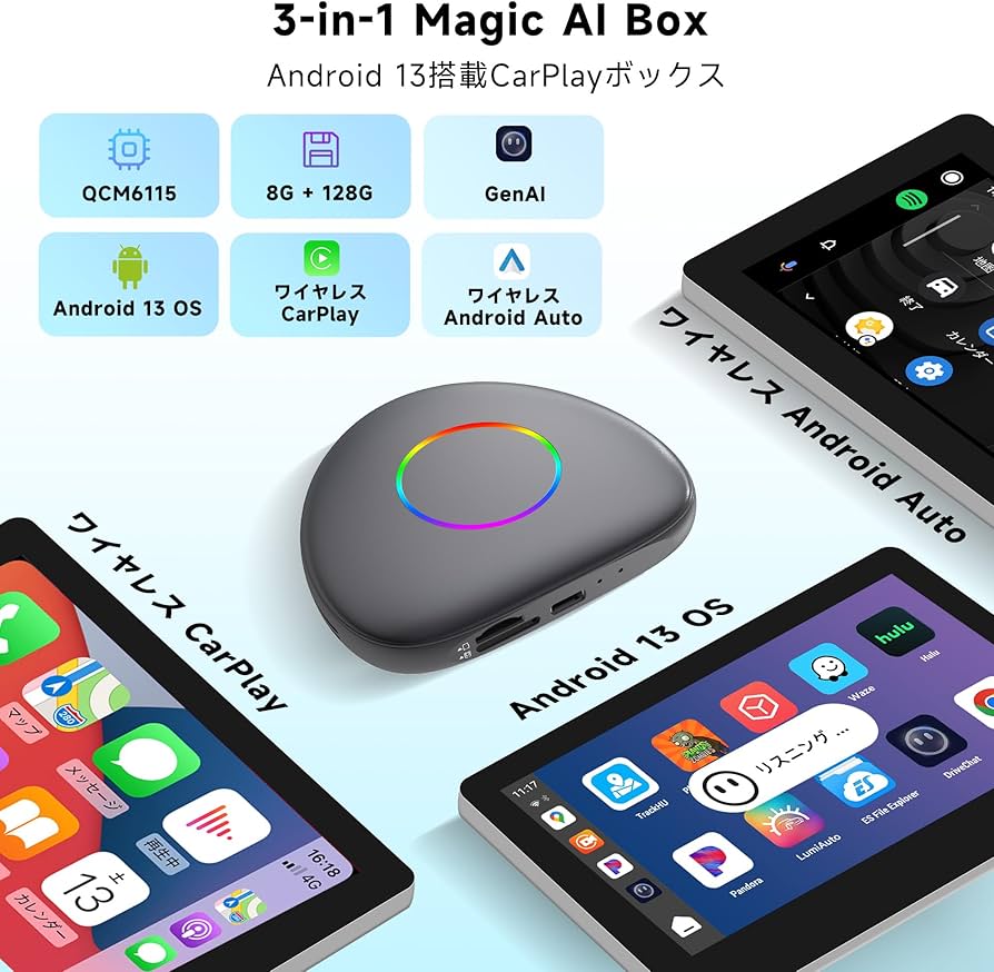 Amazon.co.jp: ATOTOOUT CarPlay AI Box (8GB+128GBモデル
