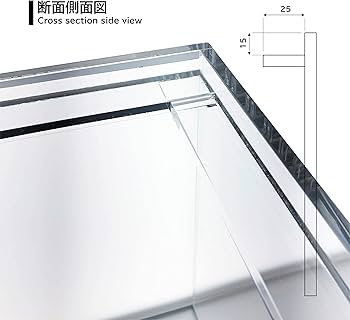 Amazon | 国産 板厚8mm アクリル水槽 60cm (w60×d30×h36) 耐久性
