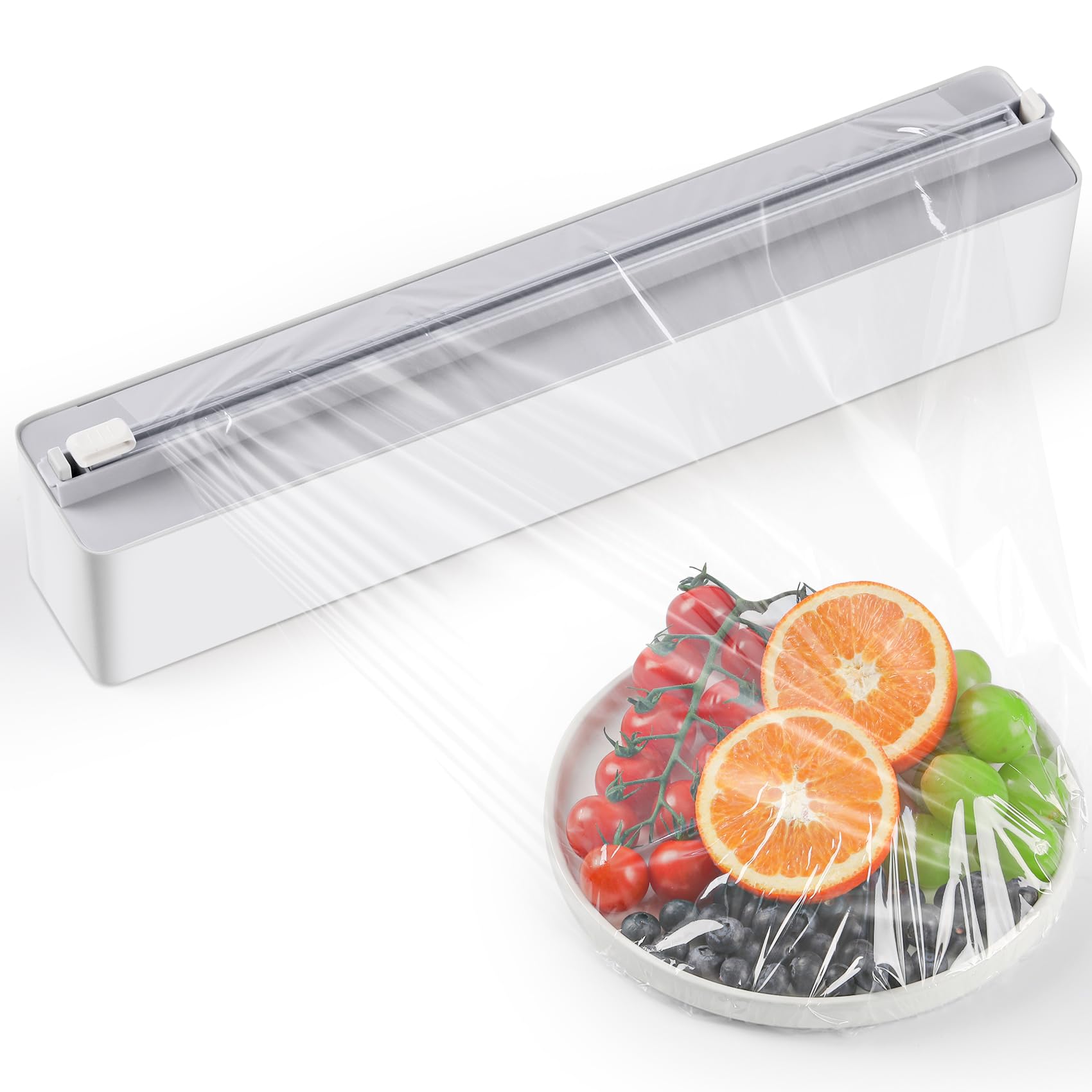 Amazon.com: Magnetic Plastic Wrap Dispenser with Cutter - Quasziwa