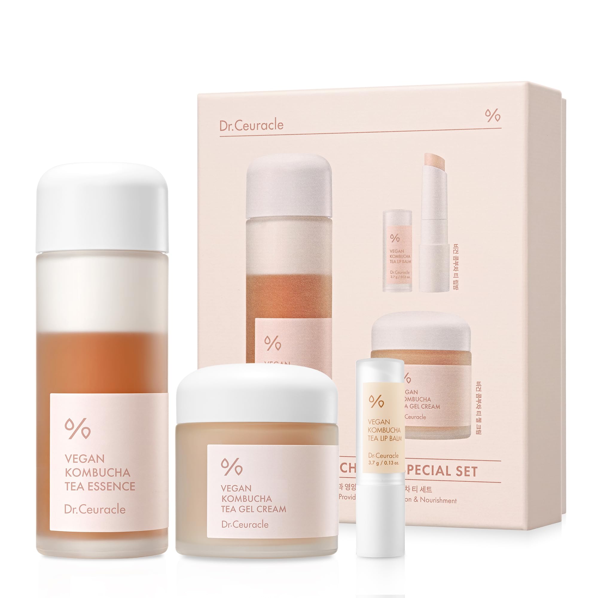 Amazon.com : Dr.Ceuracle Vegan Kombucha Tea Essence and Gel Cream